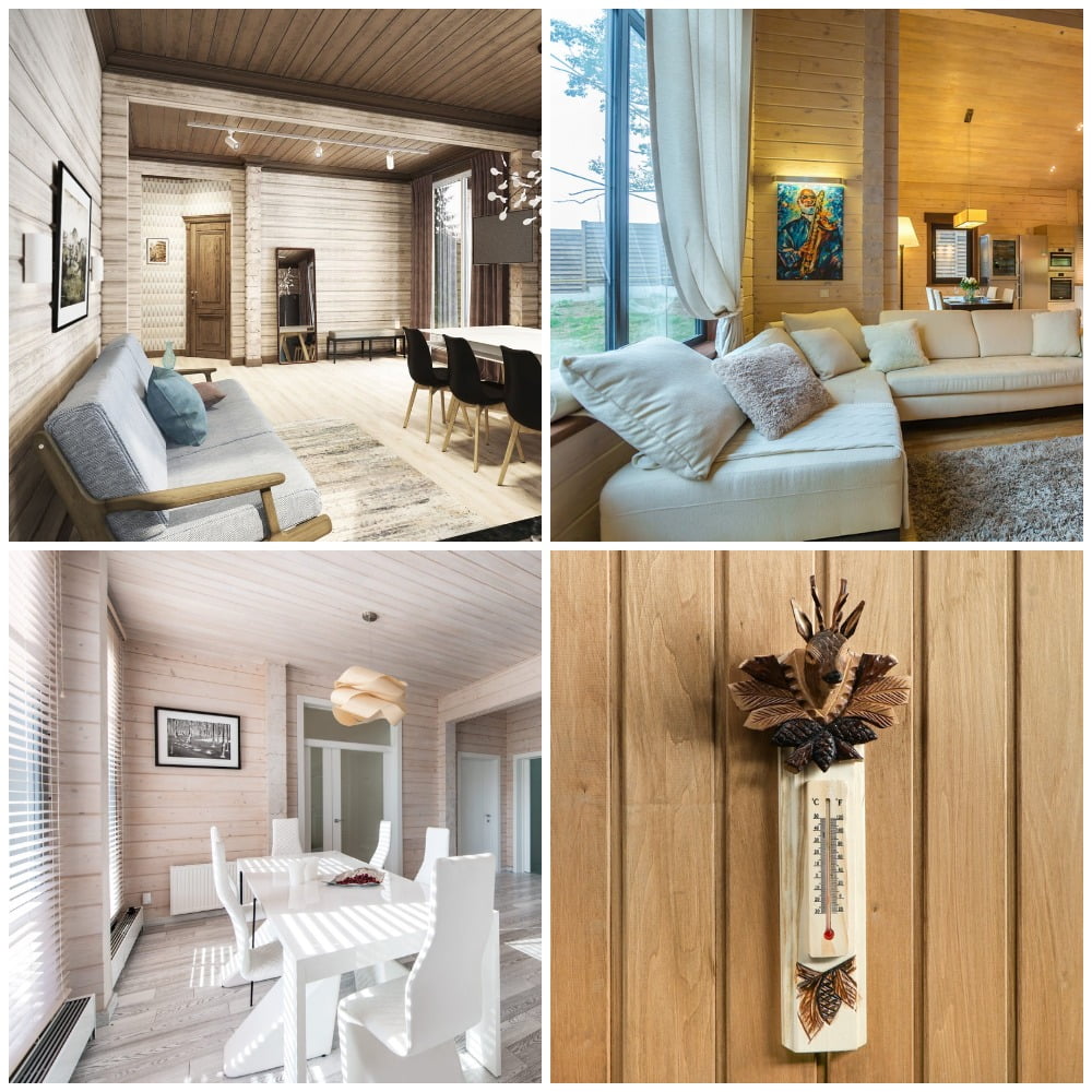 температура в доме из клееного бруса