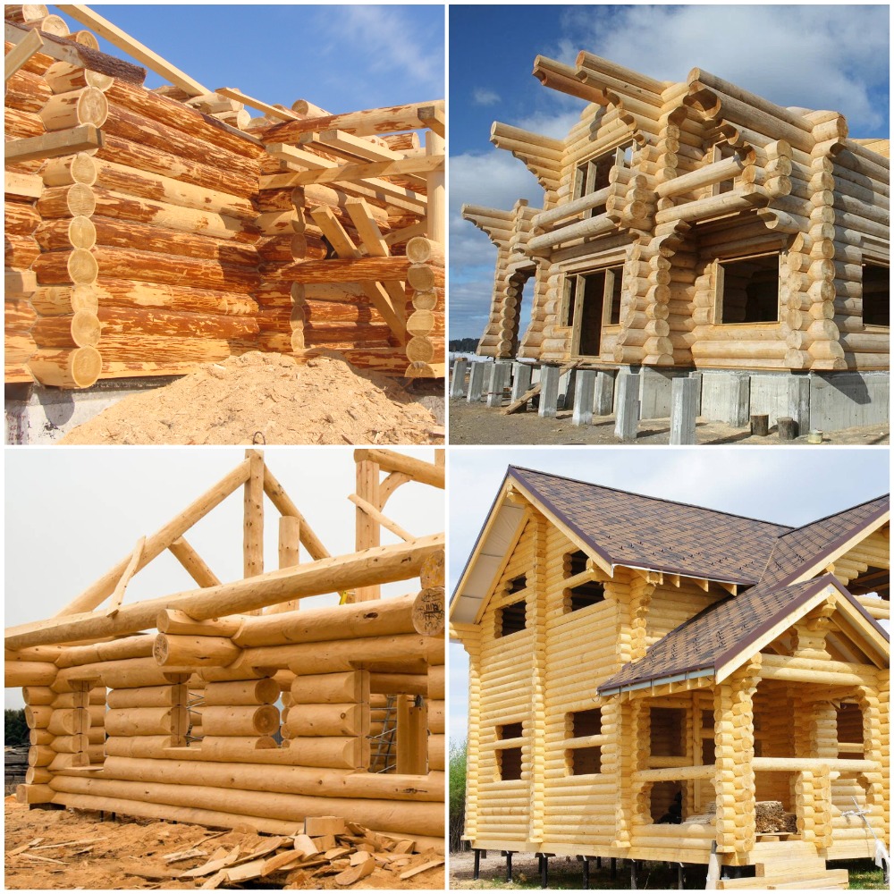 Сруб дома