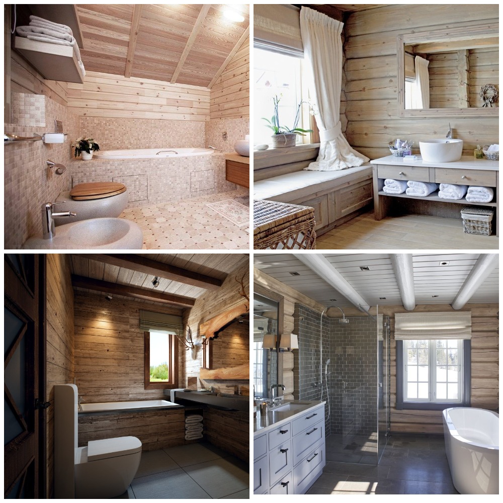 Как сделать ванную комнату в деревянном доме?