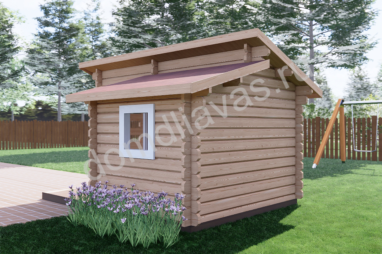 Детский домик 3,5х2,5 Играй-ка