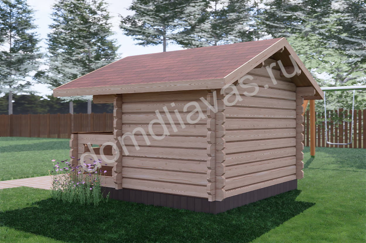 Детский домик 2,5х2,5 Мини Дом