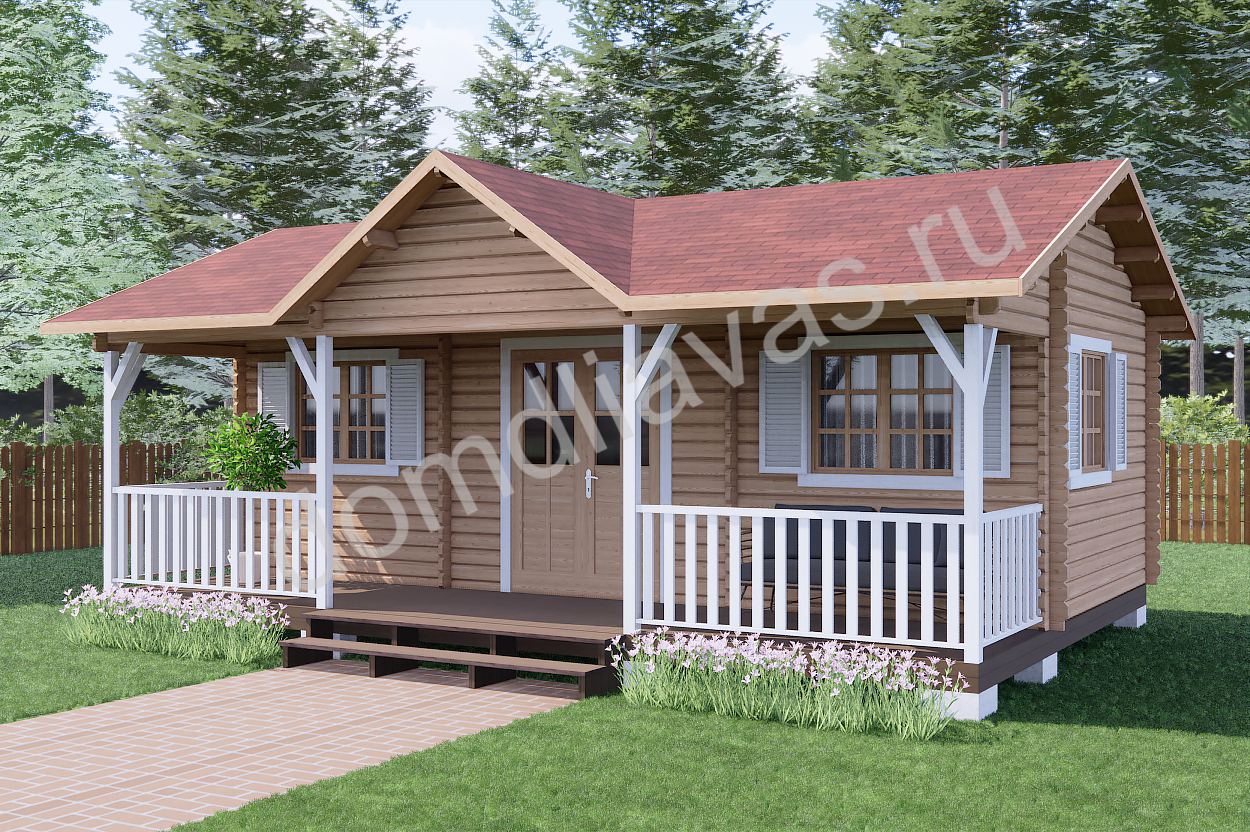 Дачный дом 5,2х8,0 Отчий