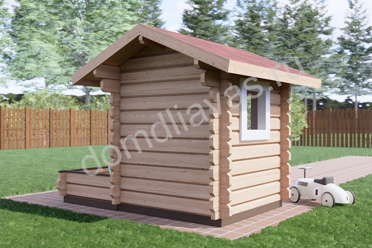 Детский домик 1,5х2,4 Капитошка