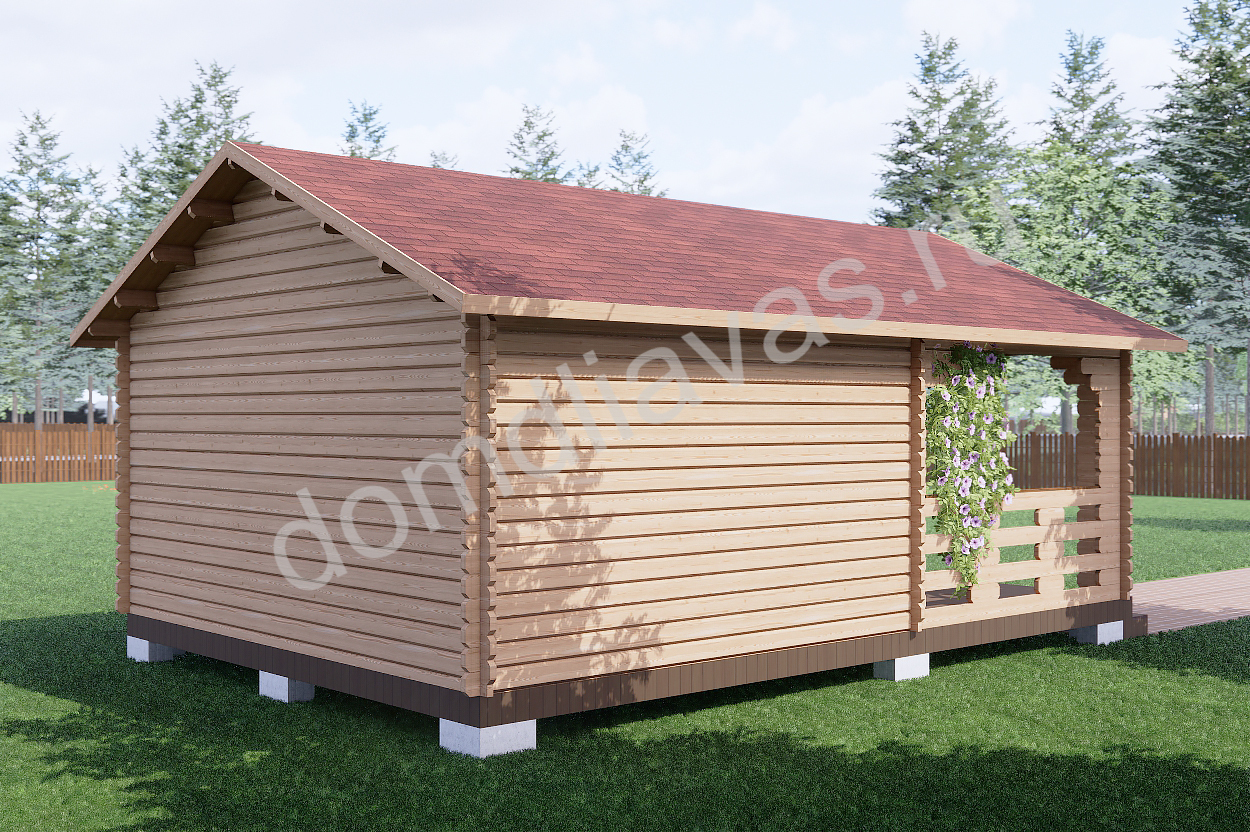 Садовый дом 5,0х7,0 Балтийский берег