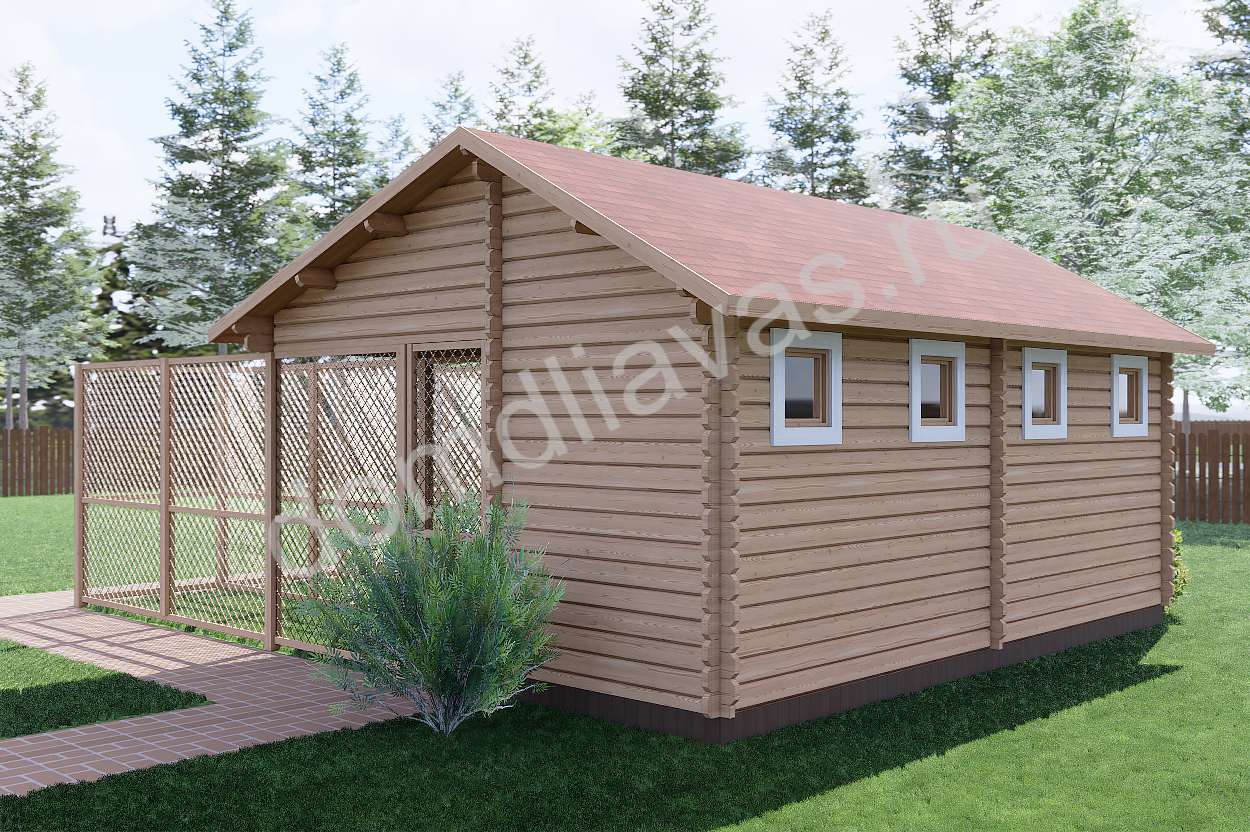 Курятник 6,0х7,9 Усадьба птиц