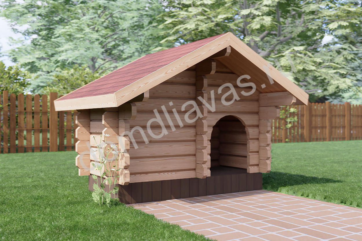 Будка для собак 1,0х1,9 Песофорт