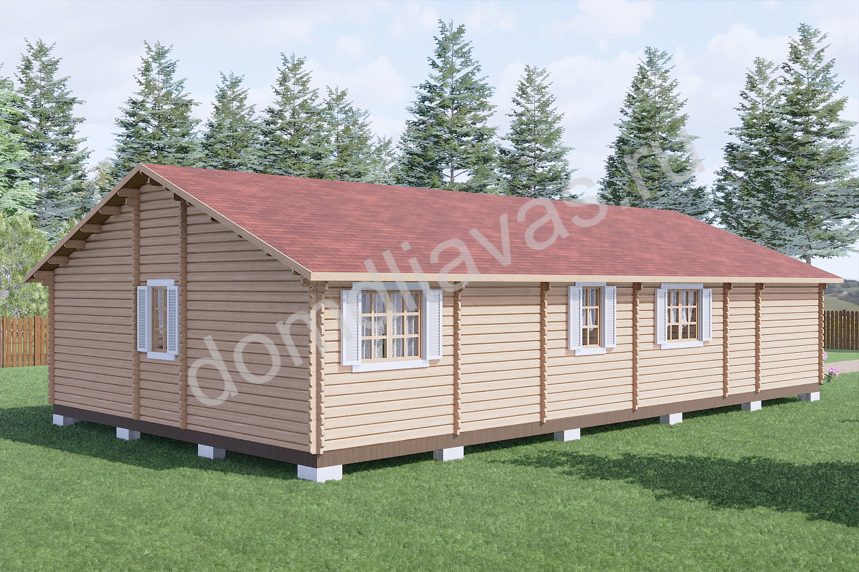 Дачный дом 13,7х7,8 Витязь