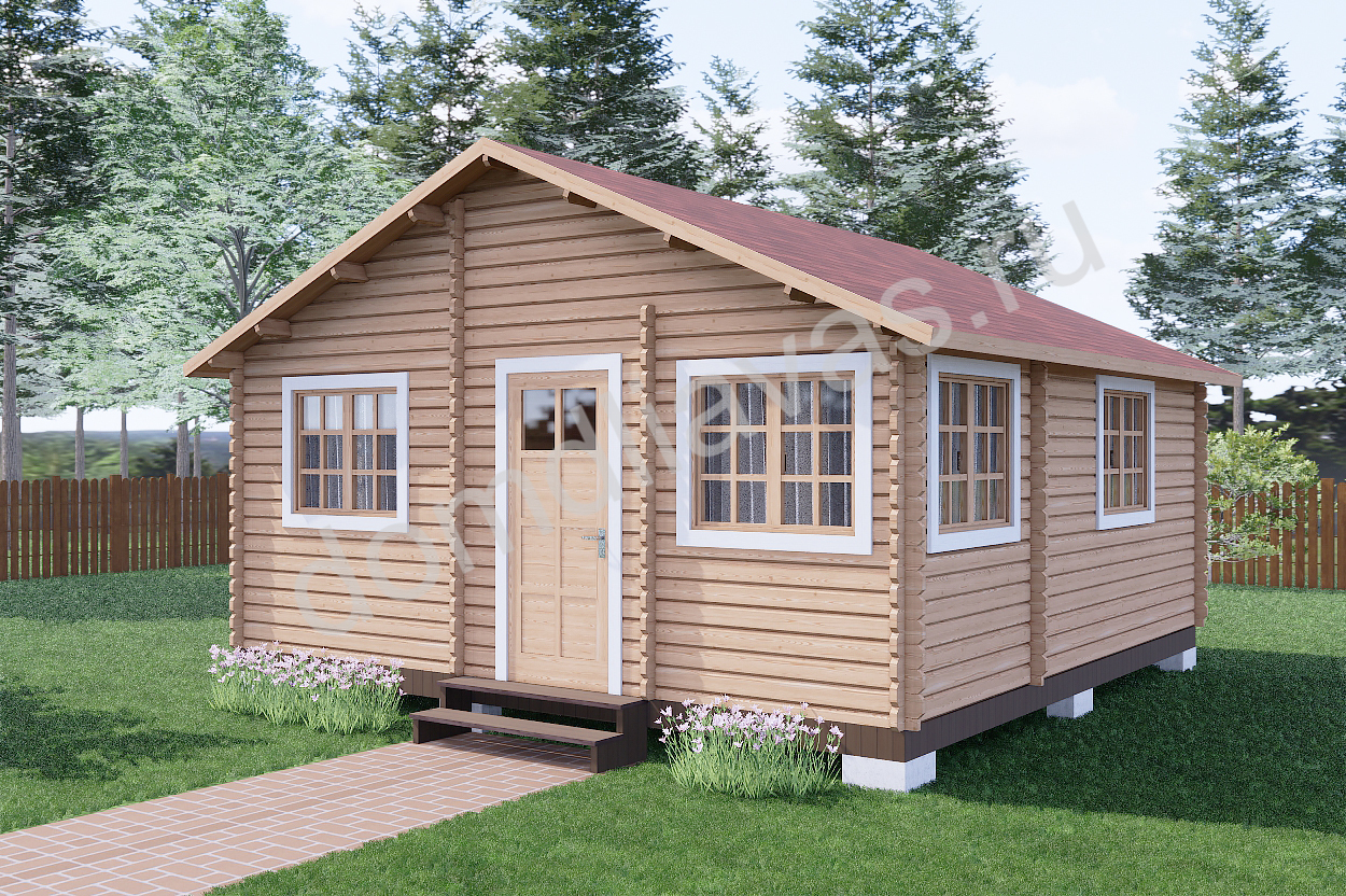 Дачный дом 6,0х6,0 Хранитель