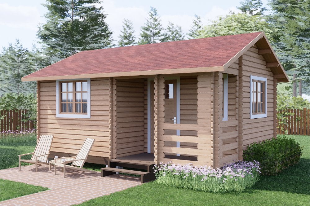 Одноэтажные деревянные дома из клееного бруса: уютно, надежно, доступно по цене
