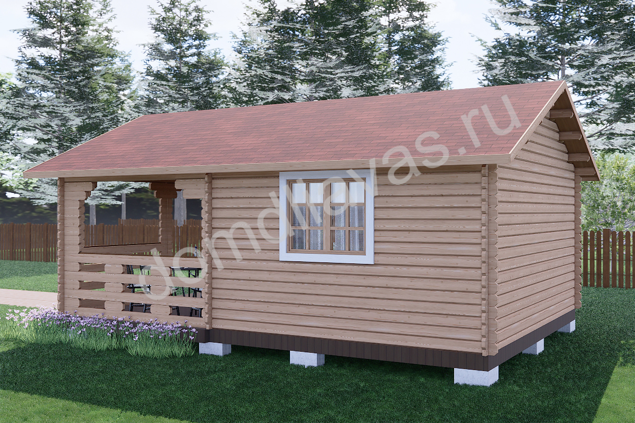 Садовый дом 5,0х7,0 Балтийский берег