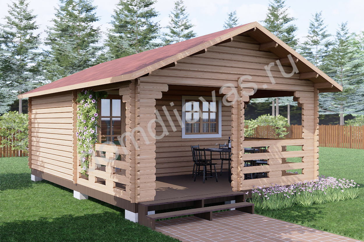 Садовый дом 5,0х7,0 Балтийский берег
