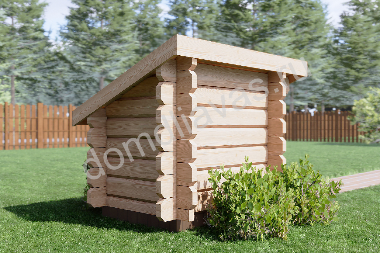 Будка для собак 1,0х1,3 Лапочка