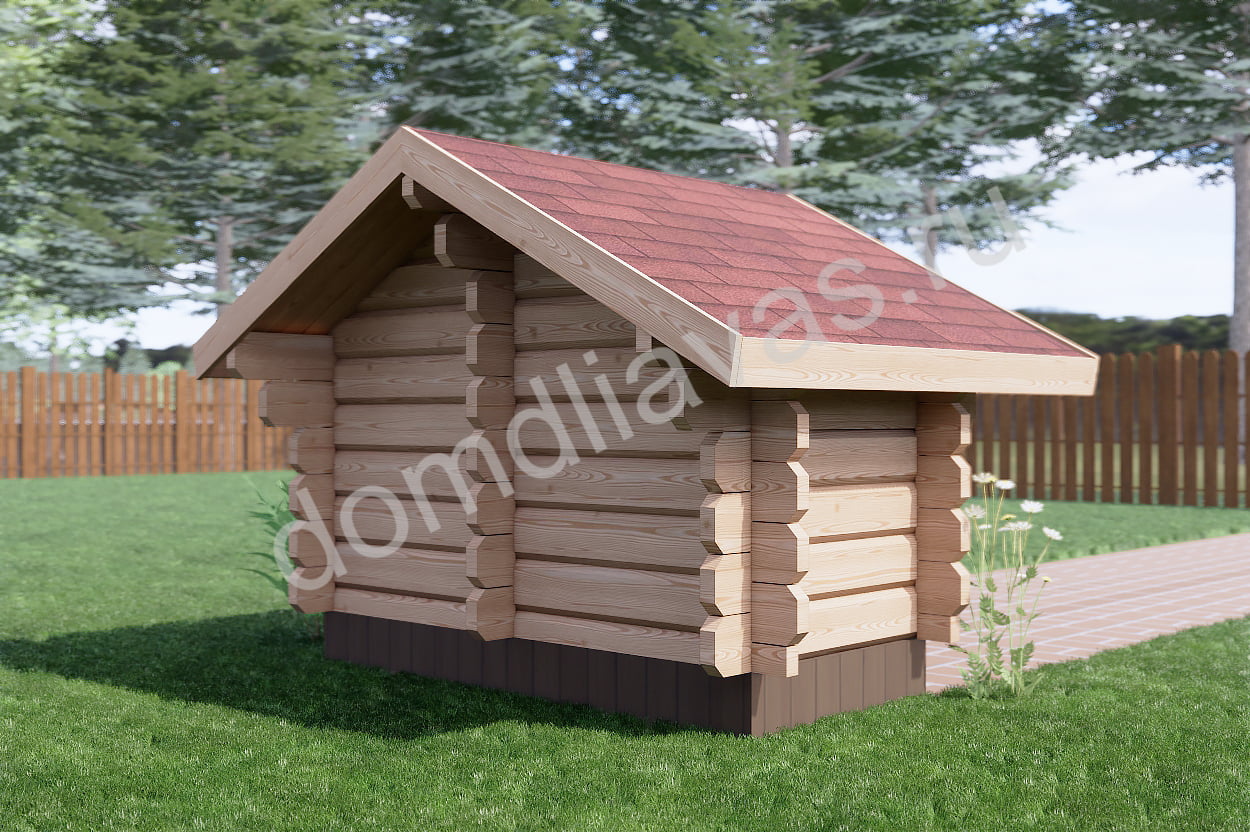 Будка для собак 1,0х1,9 Песофорт