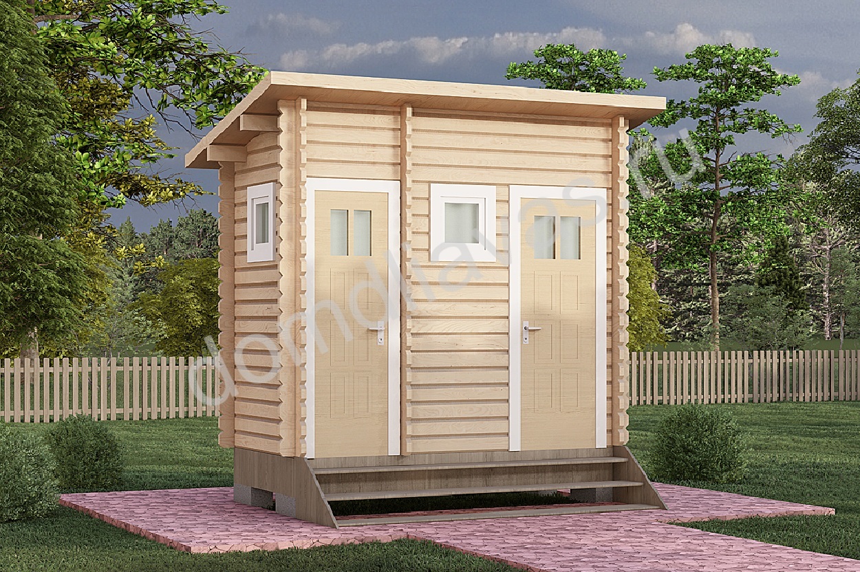 Хозблок Туалет-душ 1,5х3,0 Комплект