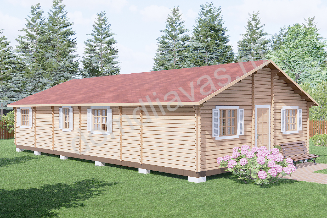 Дачный дом 13,7х7,8 Витязь