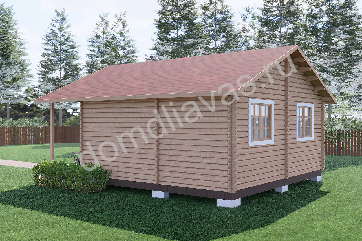 Дачный дом 6,0х6,9 Дружба