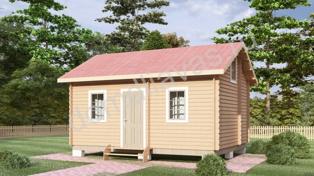 Двухуровневый дачный  дом 6,0х4,5 Эверест