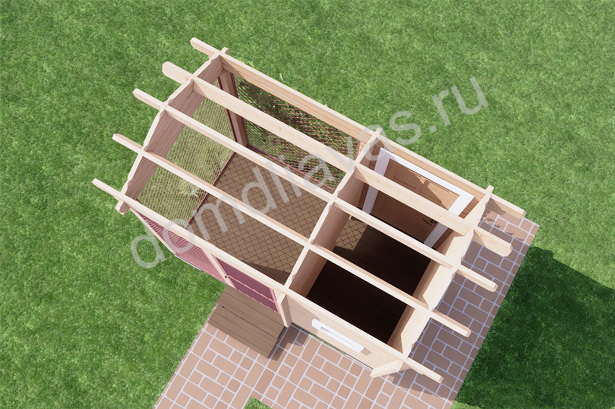 Курятник 3,0х1,9 Ряба