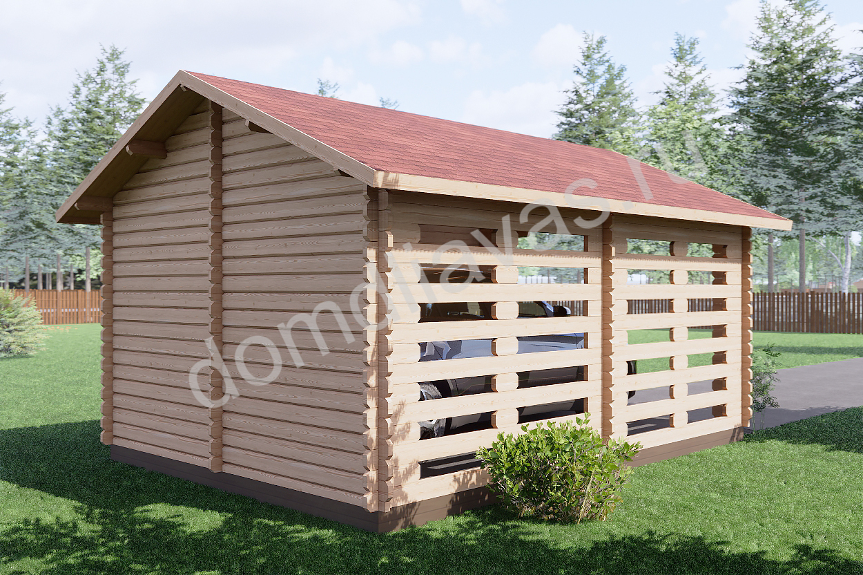 Навес для автомобиля 5,5х4,0 Автопорт