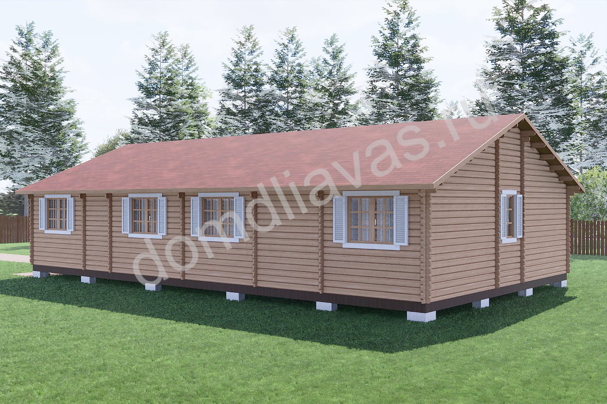 Дачный дом 13,7х7,8 Витязь