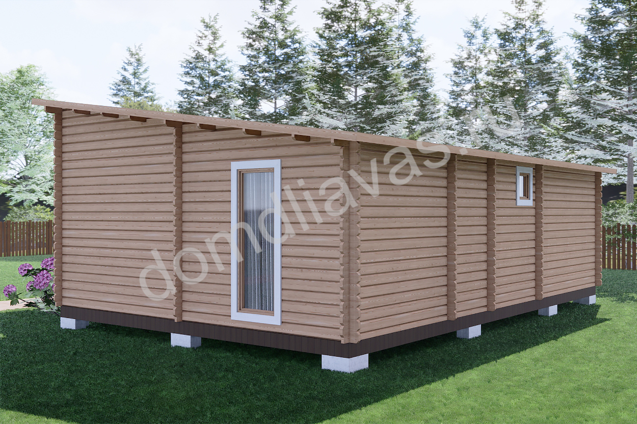 Дачный дом 8,7х9,0 Уютный коттедж