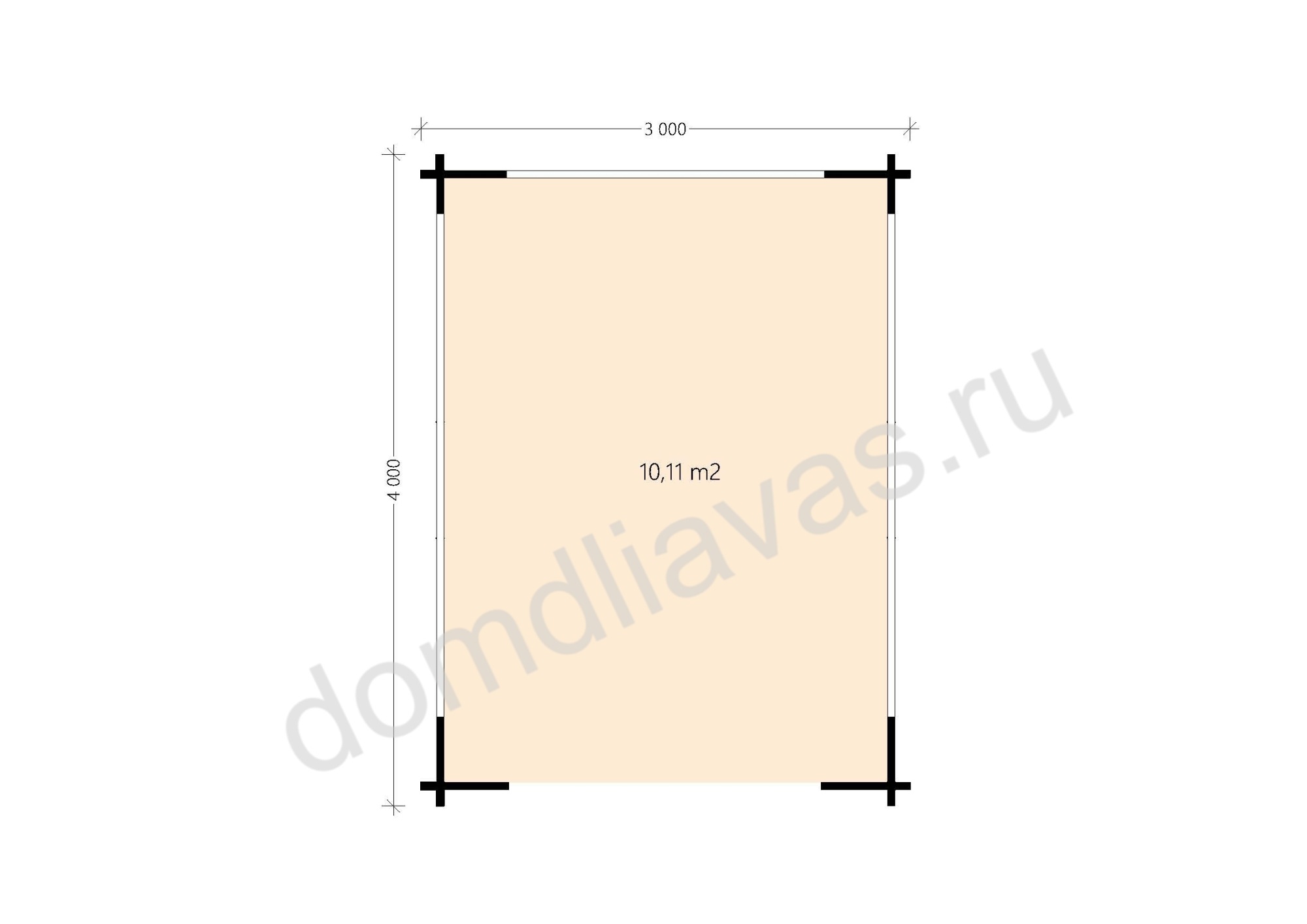 Дачная беседка 3,0х4,0 Барная