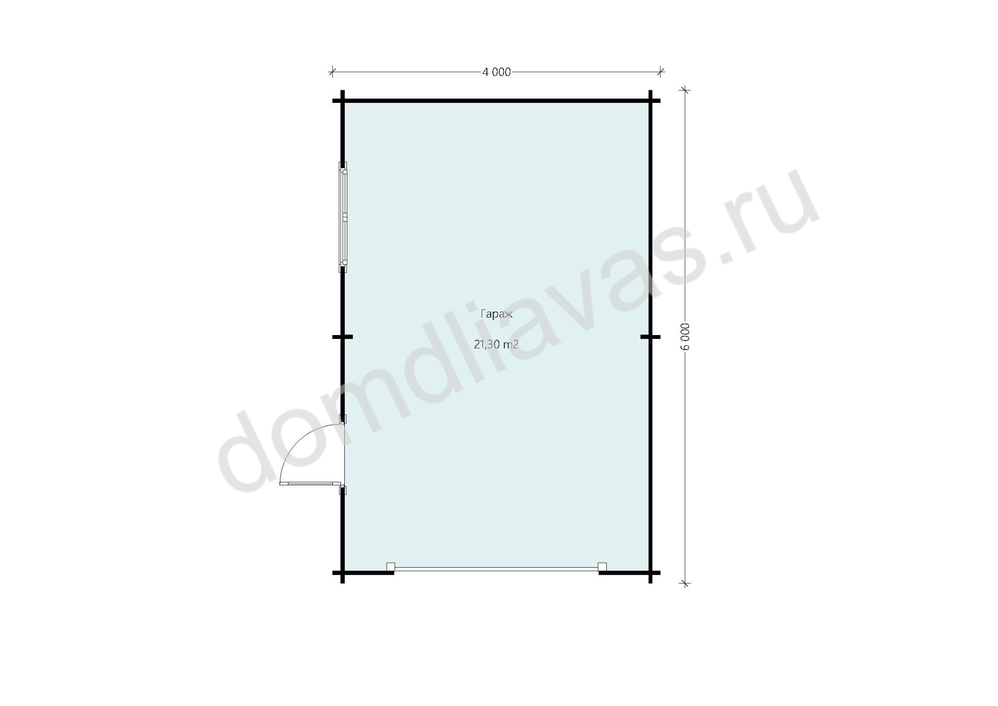 Гараж 6,0х4,0 Гранд Гараж