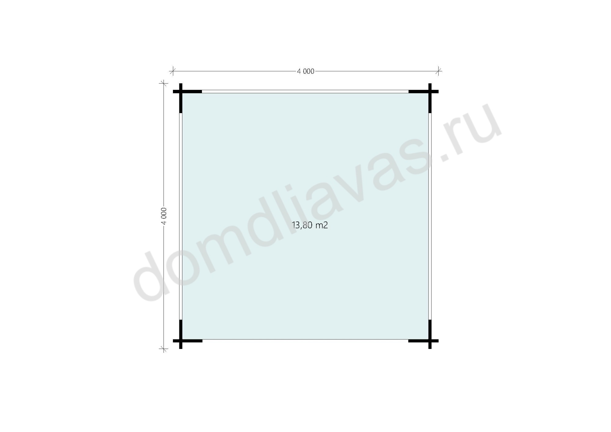 Дачная беседка 4,0х4,0 Ветерок