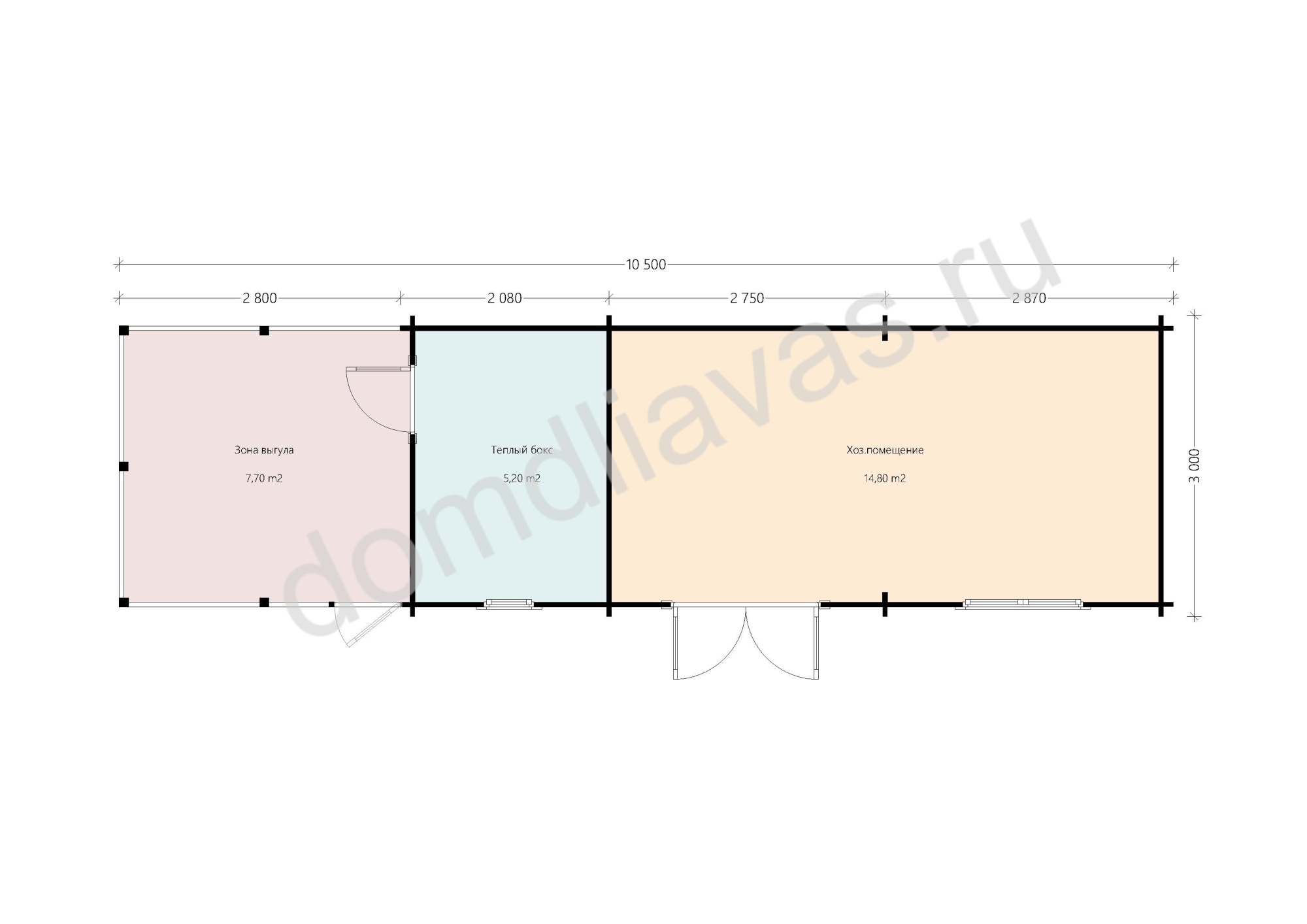 Курятник 3,0х10,5 Птица счастья